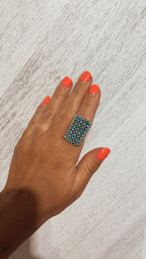 The Detail Ring | Turquoise | size 8.5
