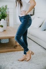Button It up HIGH Rise Skinny Denim